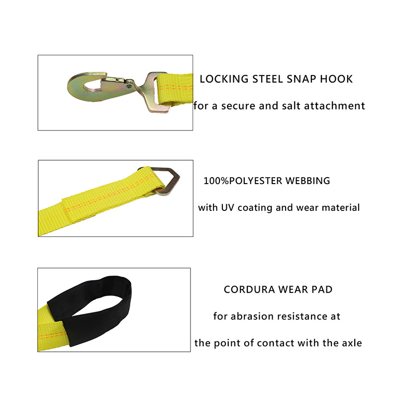 Car Carrier Strap 10000lbs Car Hauler Wheel