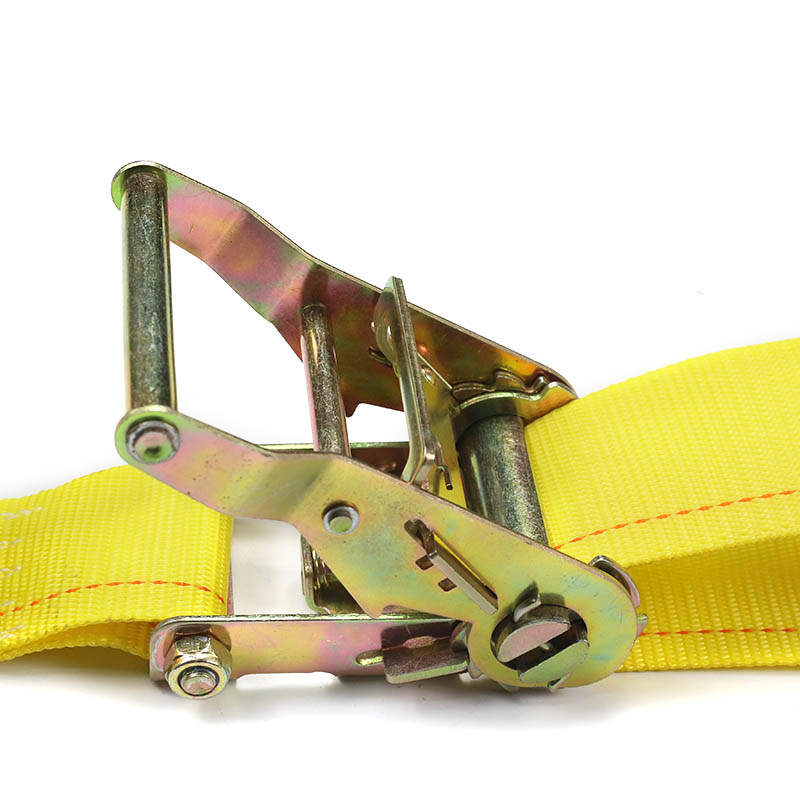 2Inch E-Track Ratchet Strap Blue Yellow