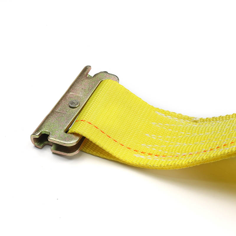 2Inch E-Track Ratchet Strap Blue Yellow