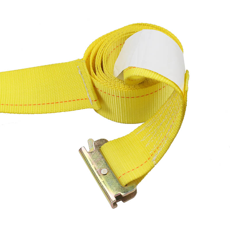 2Inch E-Track Ratchet Strap Blue Yellow