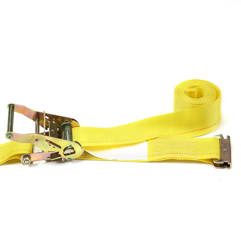2Inch E-Track Ratchet Strap Blue Yellow