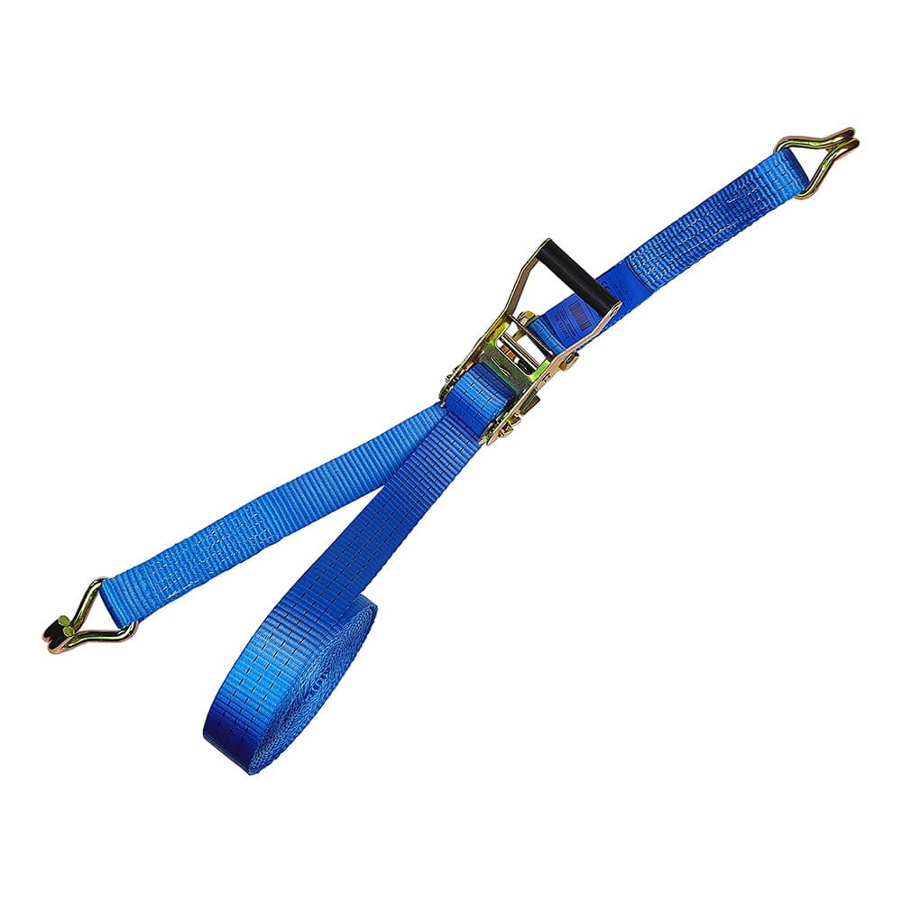 3000kg Blue Plastic Handle Ratchet Tie Down Strap