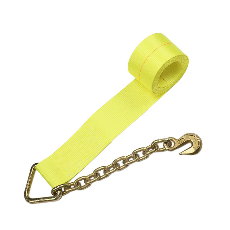 4INCH Winch Strap With Chain Extension