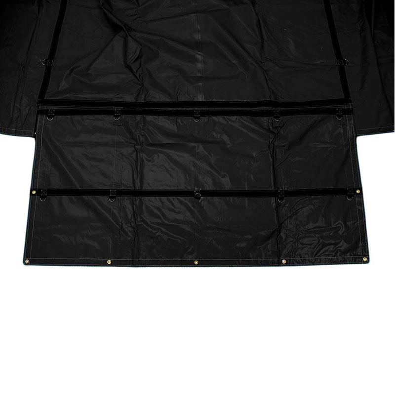 Heavy Duty Lumber Black Tarp