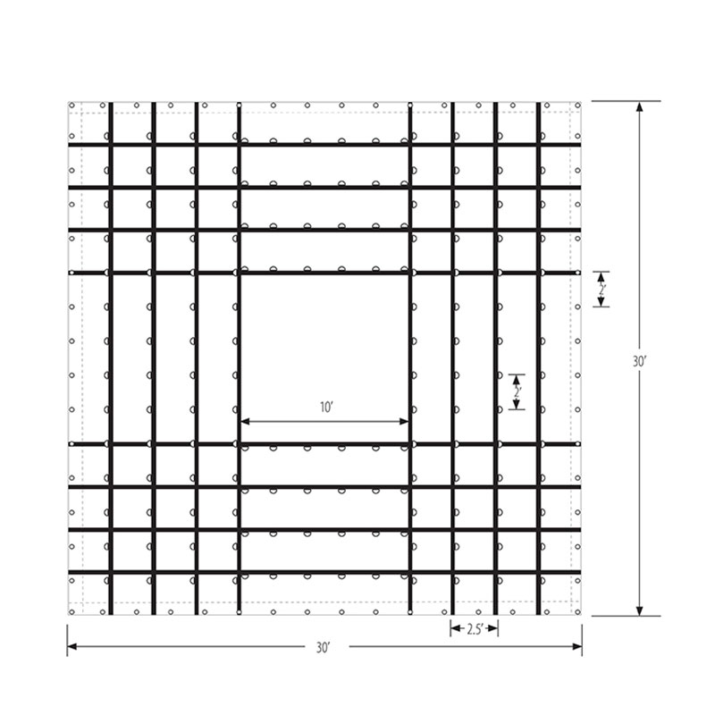 Lightweight Machinery Black Tarp