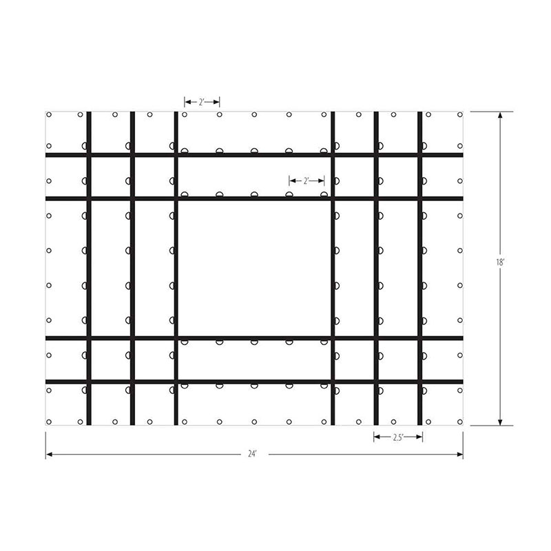 Lumber Black Tarp